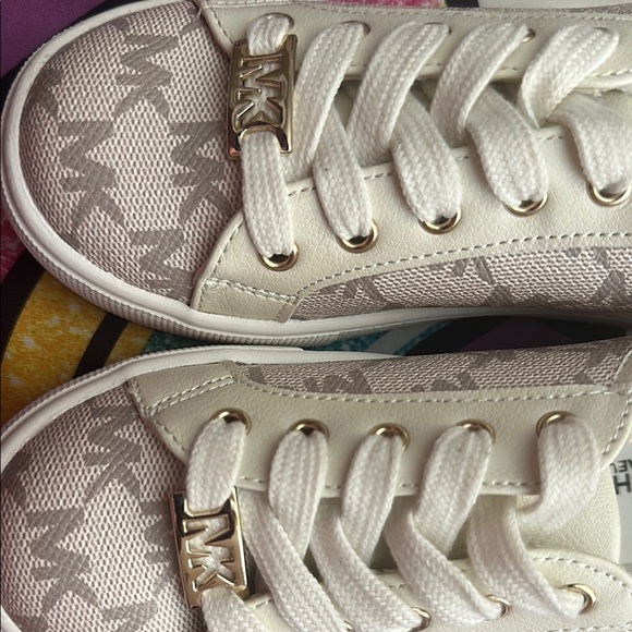 Michael Kors Kids' Cream Sneakers - Picture 8 of 8